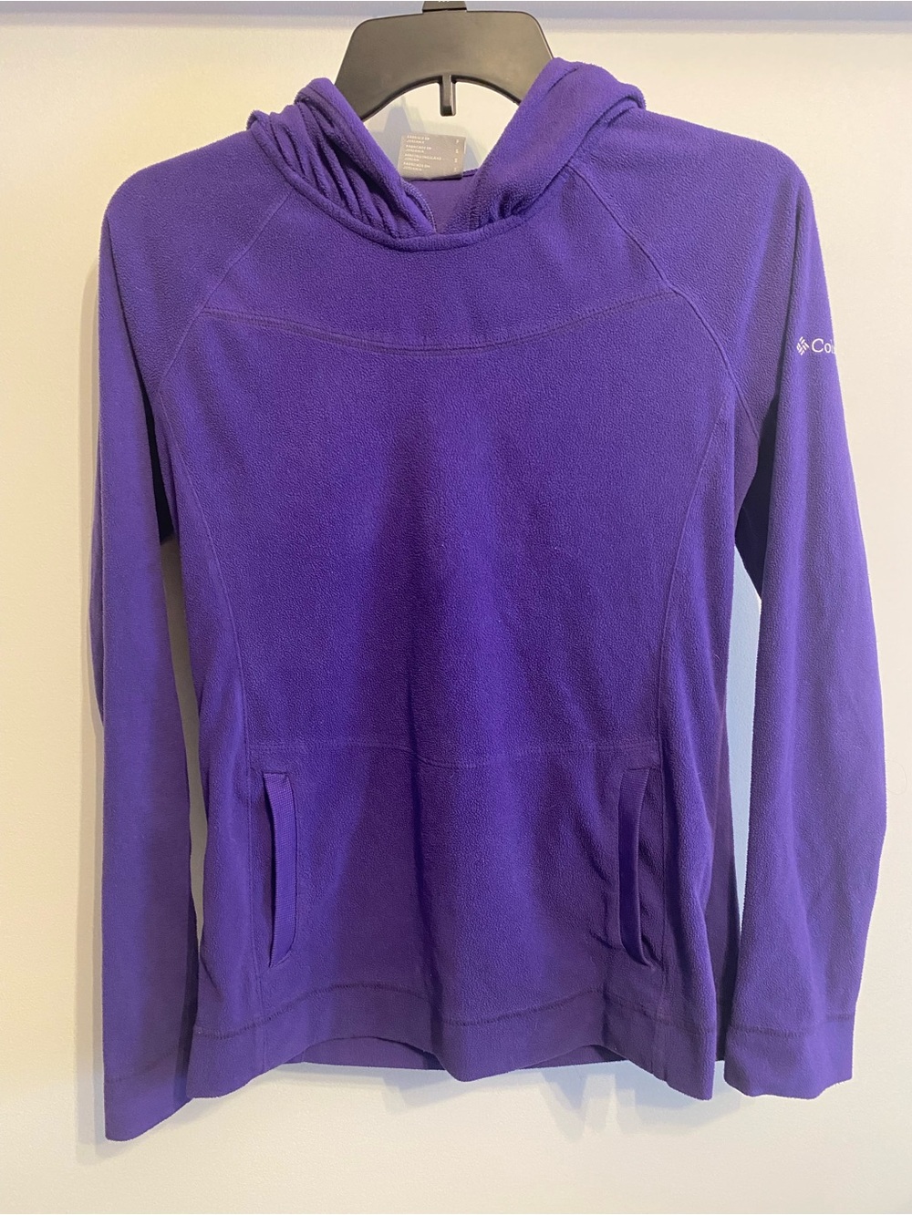 Columbia Purple Fleece Hooded Pullover